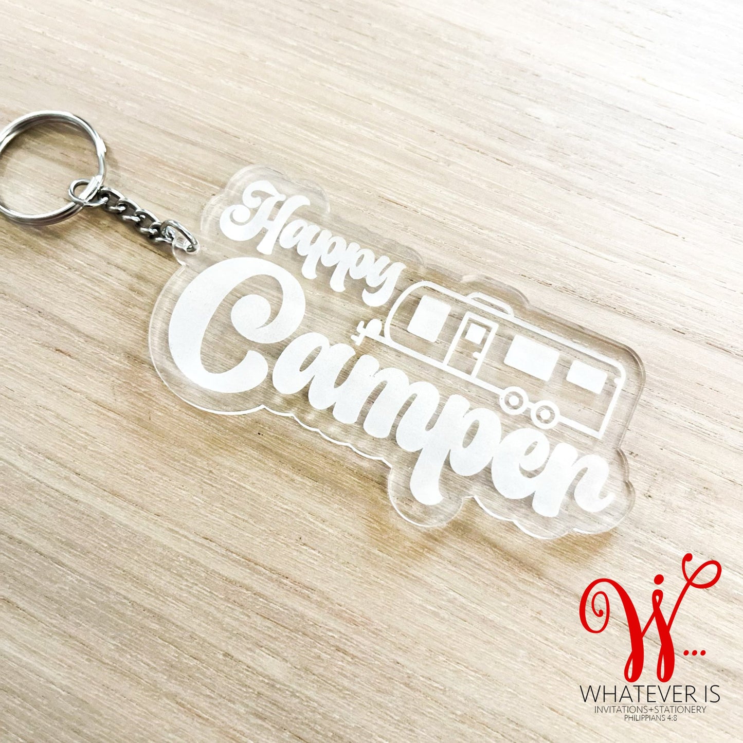 Keychain • Happy Camper