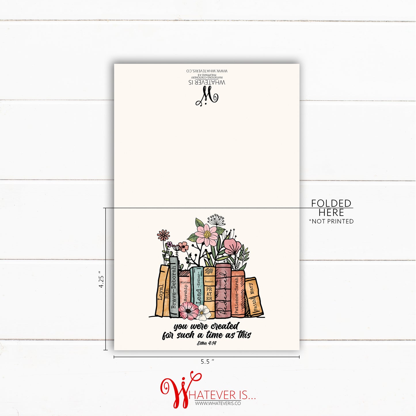 A2 Created for Such a Time as This Encouragement Cards (Set of 12)