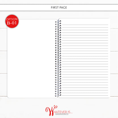 Lined Page Notebook