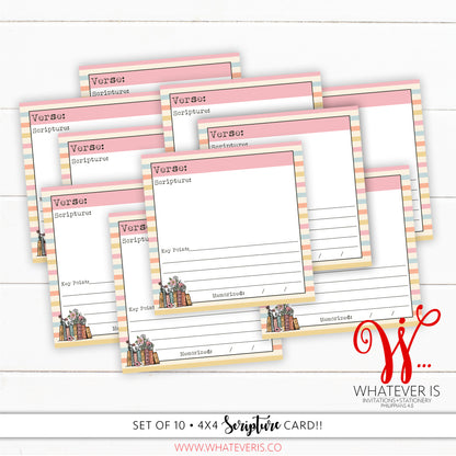 Created with a Purpose Scripture Memorizing Card Set