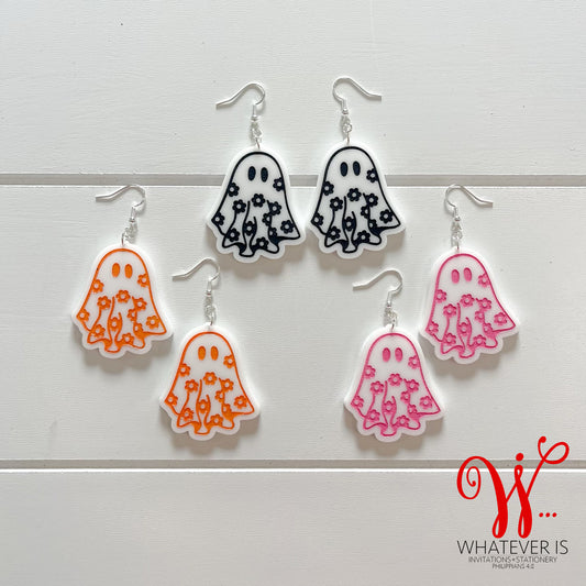 Groovy Ghost Earrings