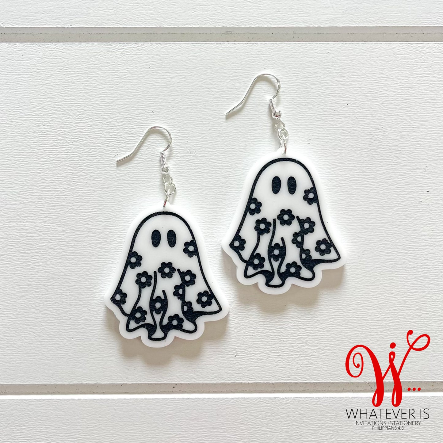 Groovy Ghost Earrings