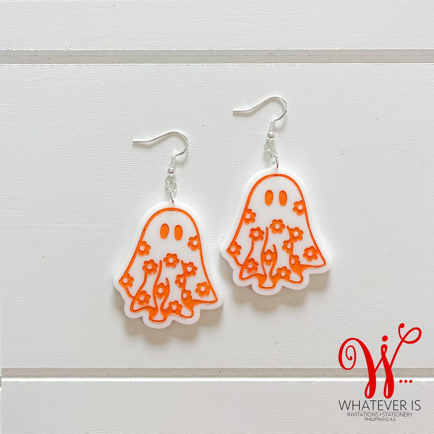 Groovy Ghost Earrings