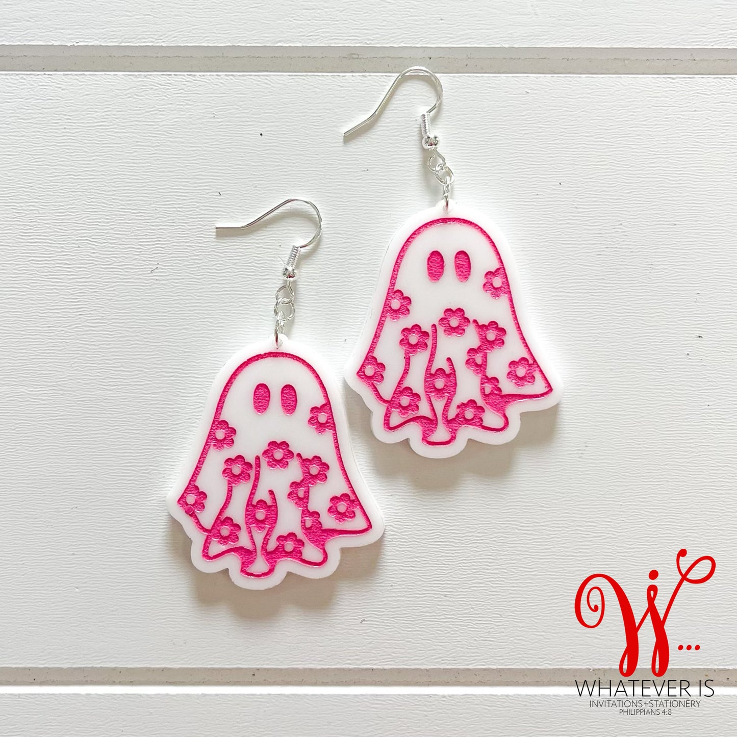 Groovy Ghost Earrings