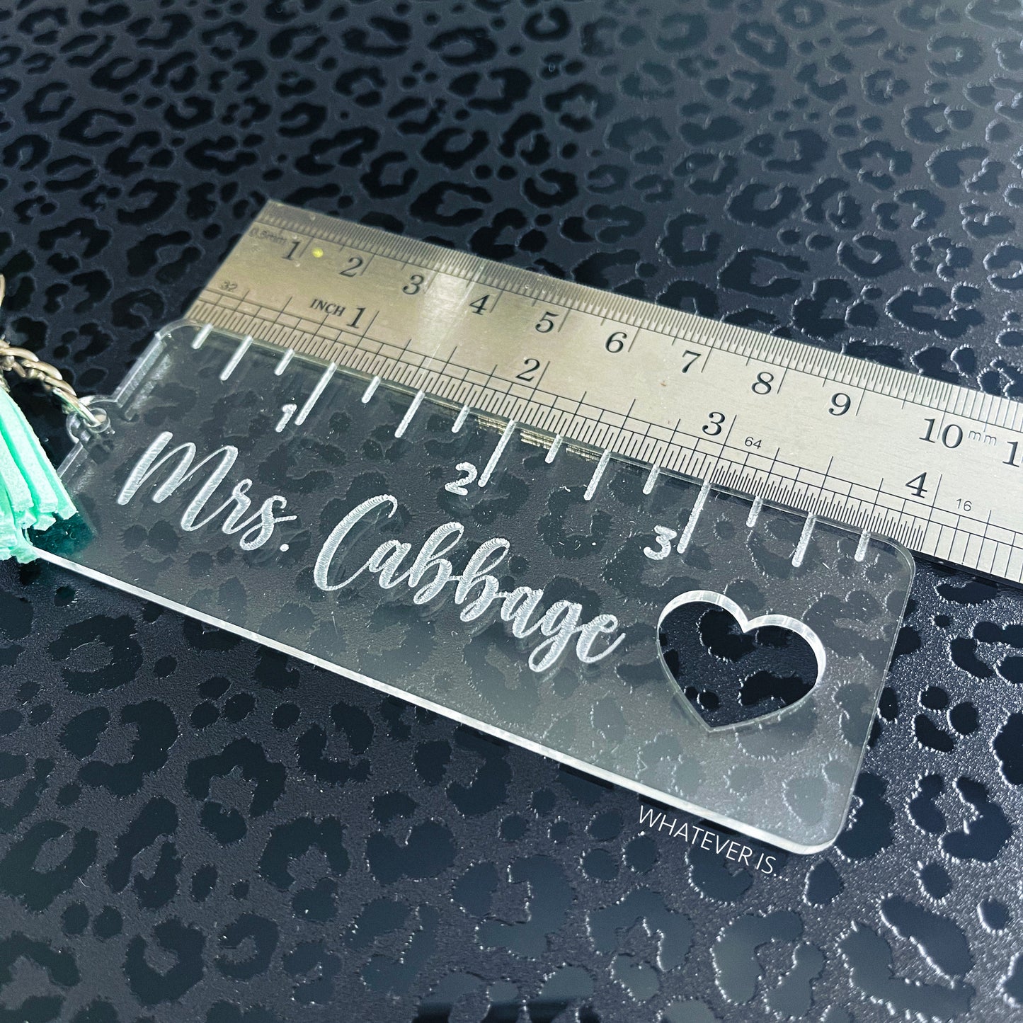 Personalized Ruler Keychain