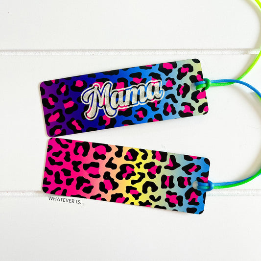 Bookmark • Rainbow Cheetah Personalized Bookmark