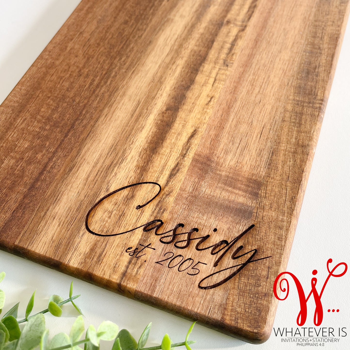 Personalized Charcuterie Board
