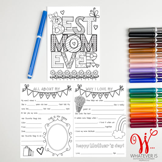 5x7 Best Mom Ever Mother's Day Card