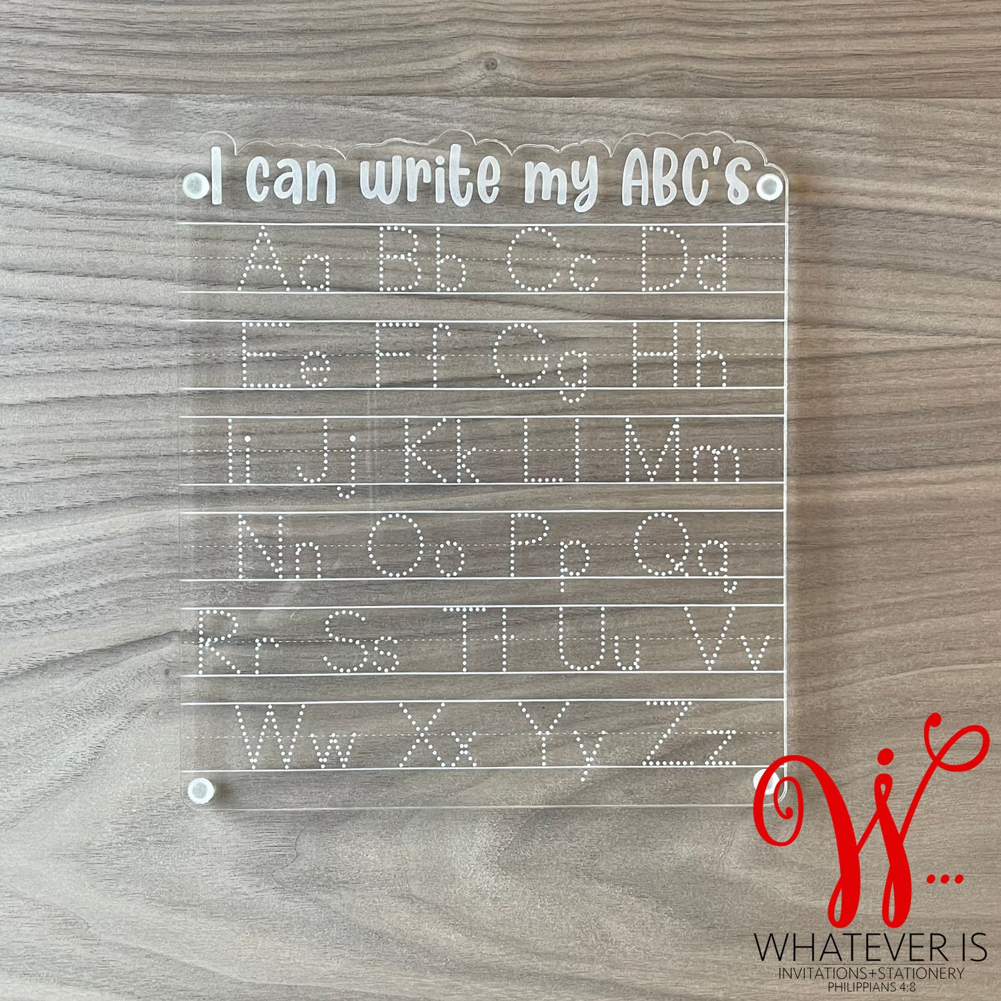 Learning to Write Clear Dry Erase Boards