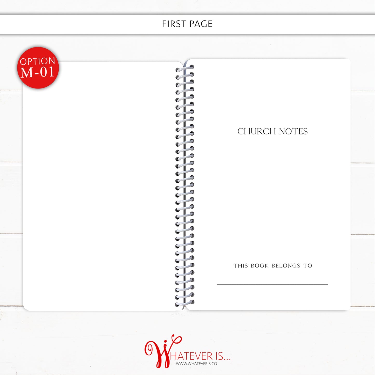 Grace + Peace • 52 Week Sermon Notes Notebook