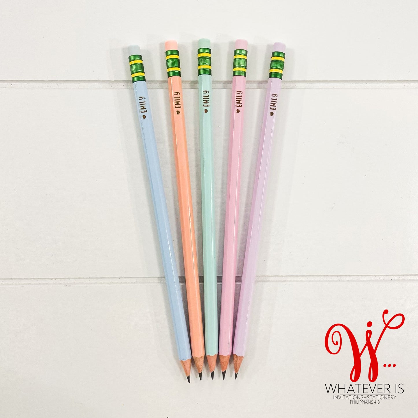 Personalized Engraved Ticonderoga Pencils