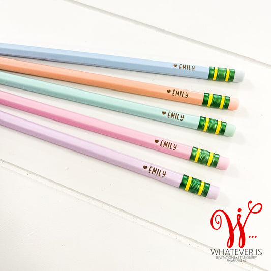 Personalized Engraved Ticonderoga Pencils