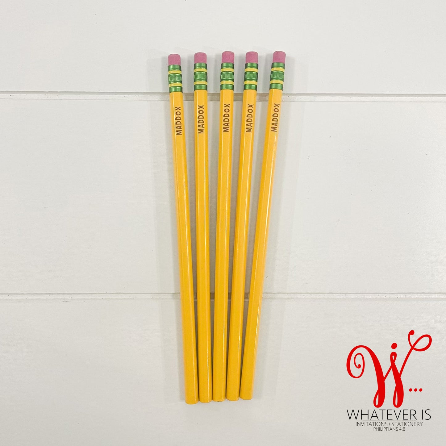 Personalized Engraved Ticonderoga Pencils