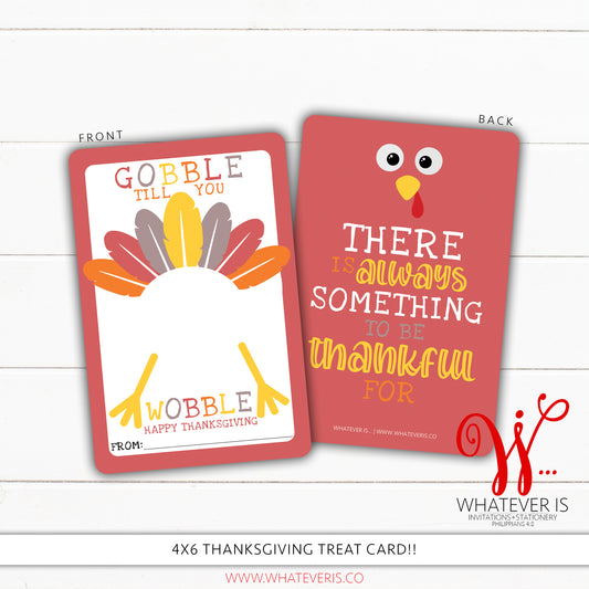 Thanksgiving Treat Bag • Gobble til you Wobble