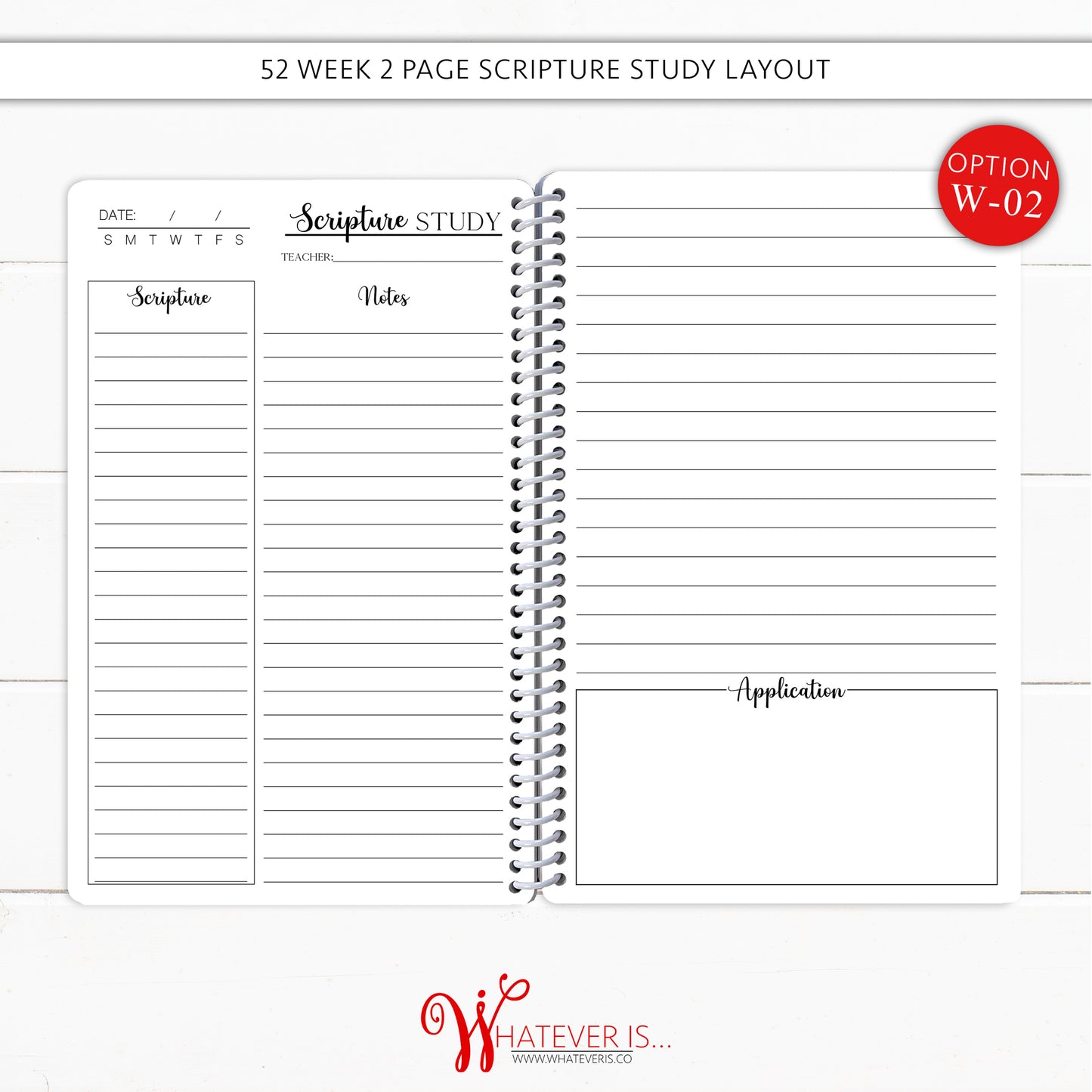 Seek with All Your Heart • 52 Week Sermon Notes Notebook