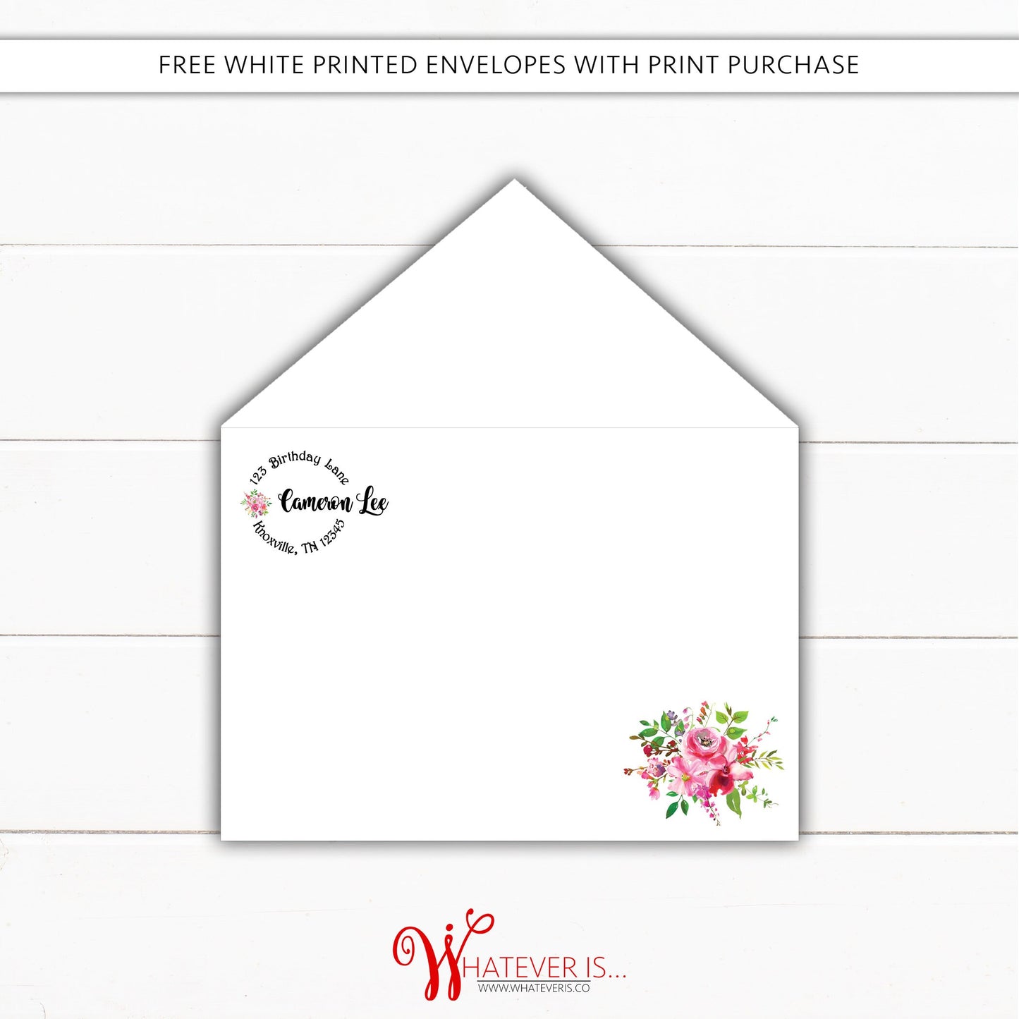 Black White and Pink Birthday Invitation