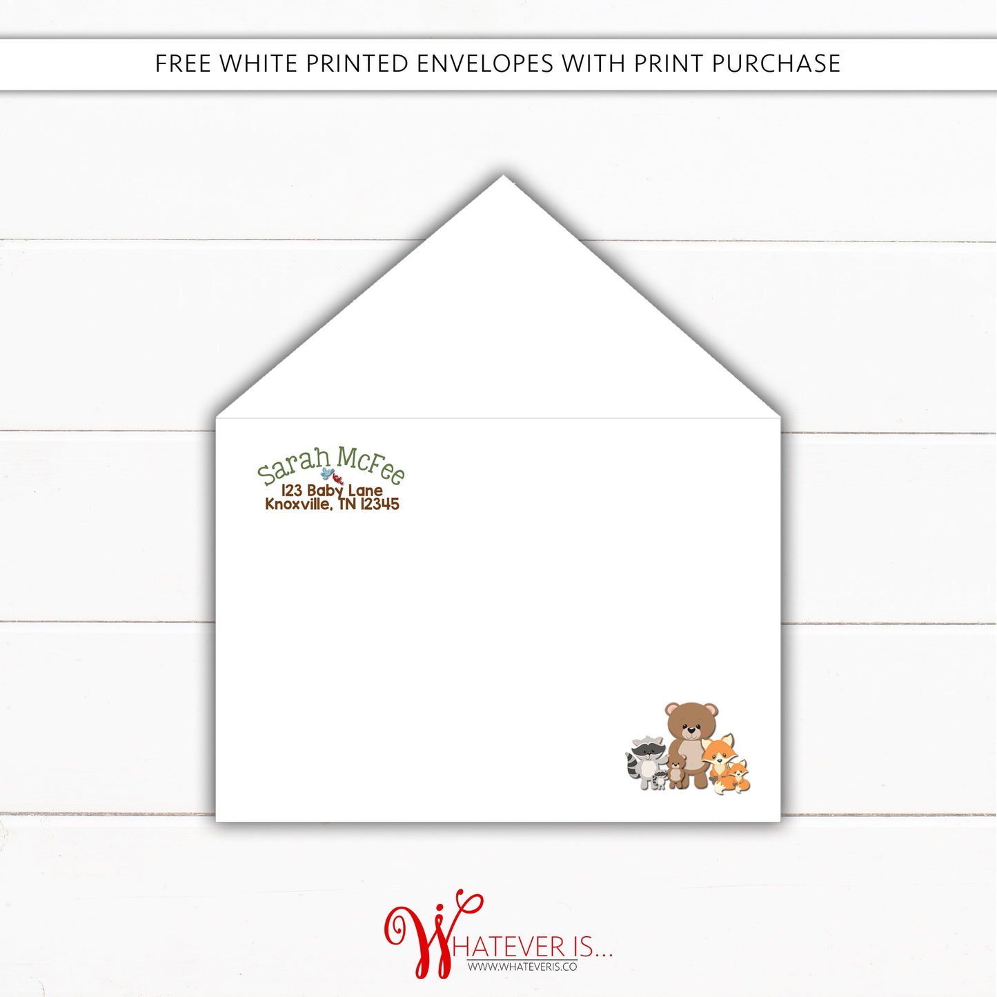 Woodland Baby Shower Printable Invitation | Woodland Animal Baby Shower | Baby Animal Baby Shower Printable Invitation | Forest Animals