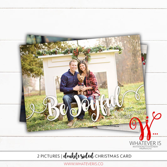 Be Joyful Christmas Card