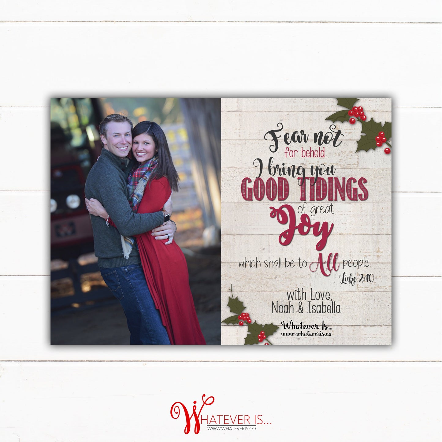 Be Joyful Christmas Card