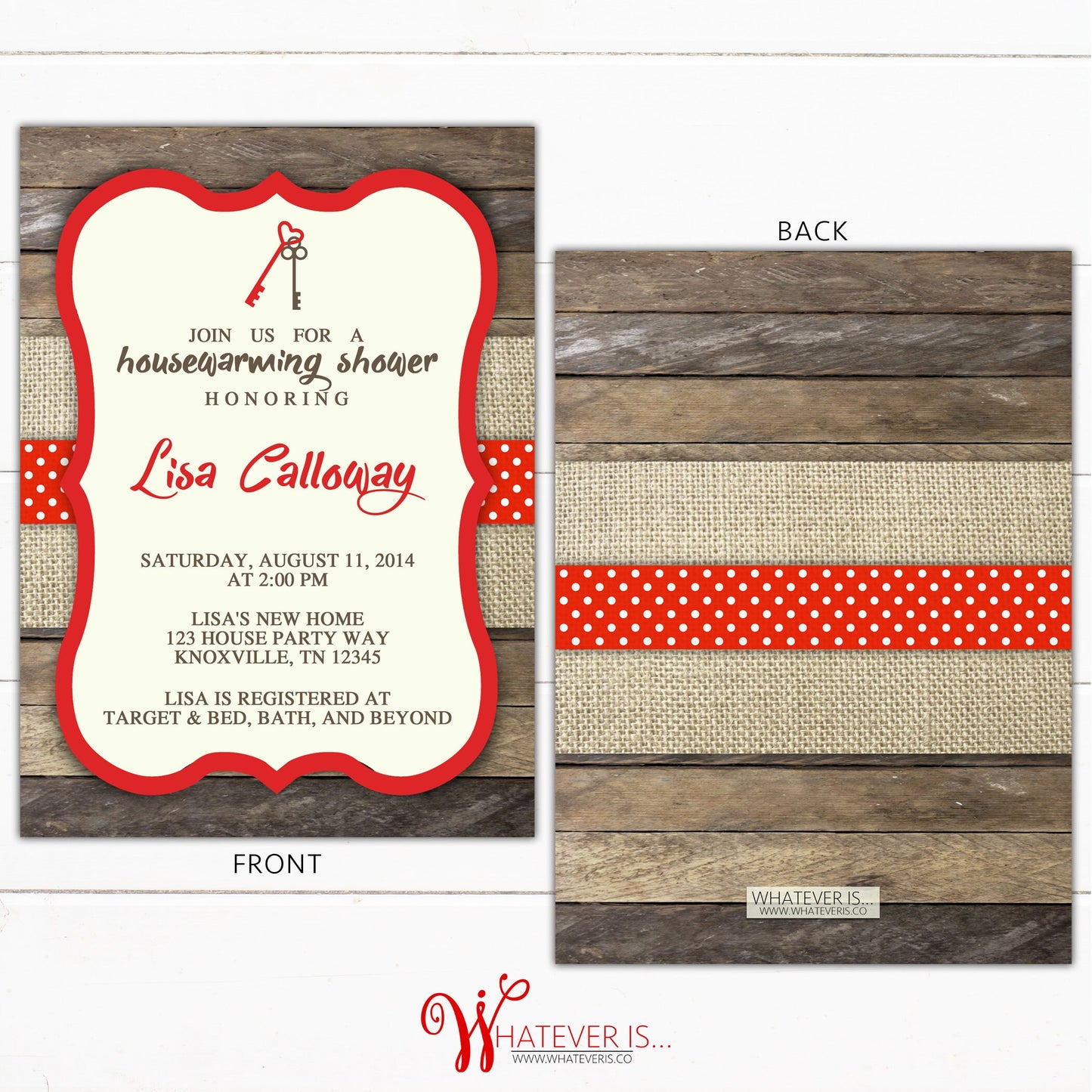 Housewarming Invitation | Rustic Housewarming Invitation | Housewarming Invite | Printable Housewarming Invitation | House Warming Invite