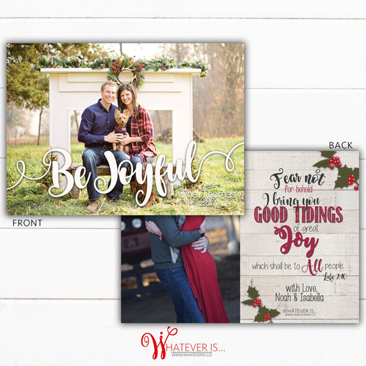 Be Joyful Christmas Card