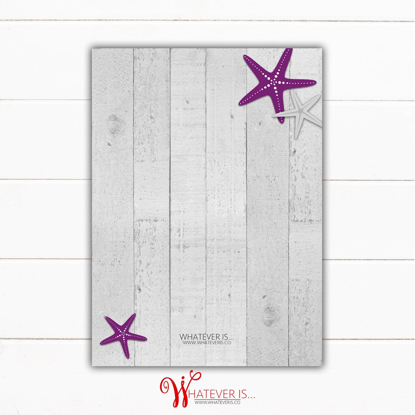 Plum Starfish Wedding Dress Bridal Shower Invitation | Beach Bridal Shower | Nautical Bridal Shower | Starfish Wedding Shower | WI001