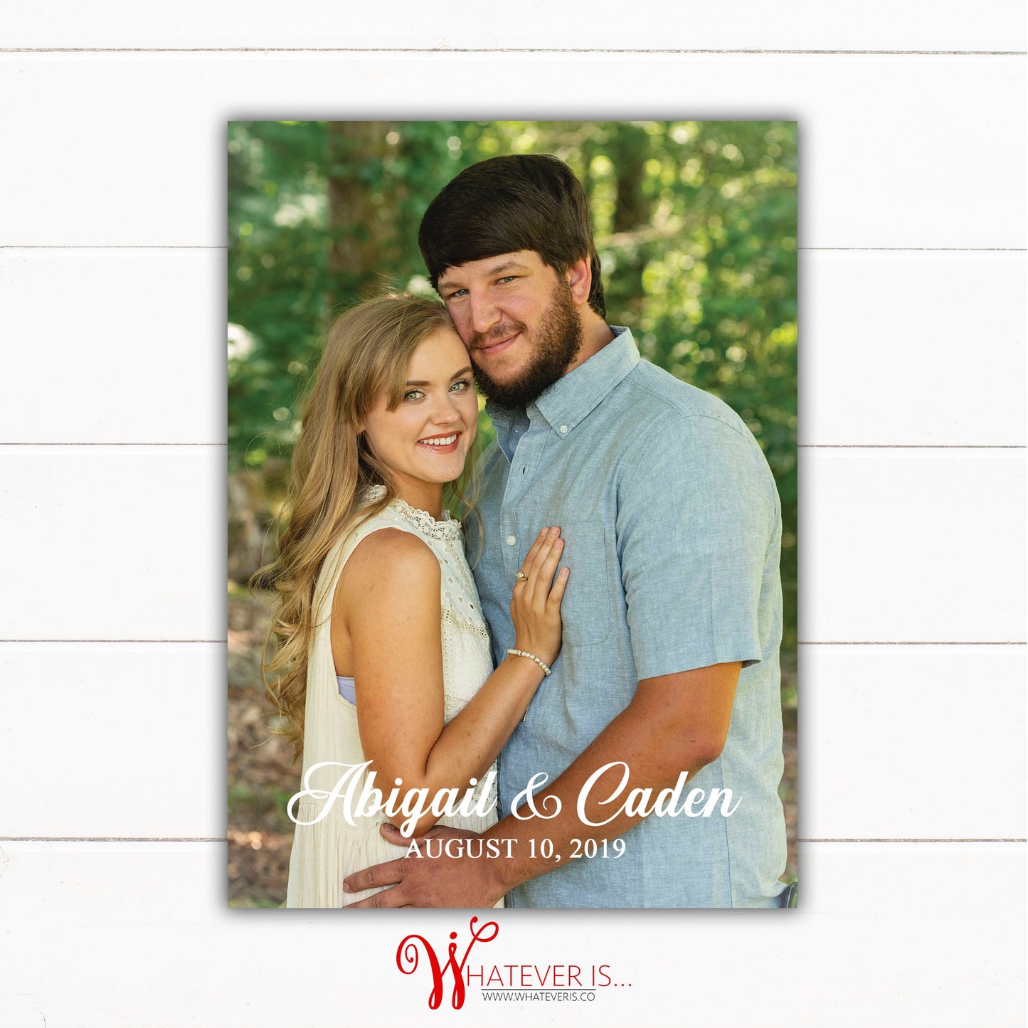 Blush Watercolor Floral Wedding Invitation