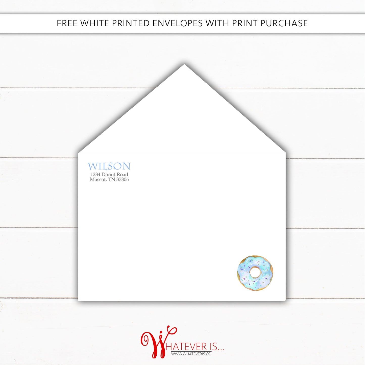 Blue Donut Grow Up Two Fast Birthday Invitation