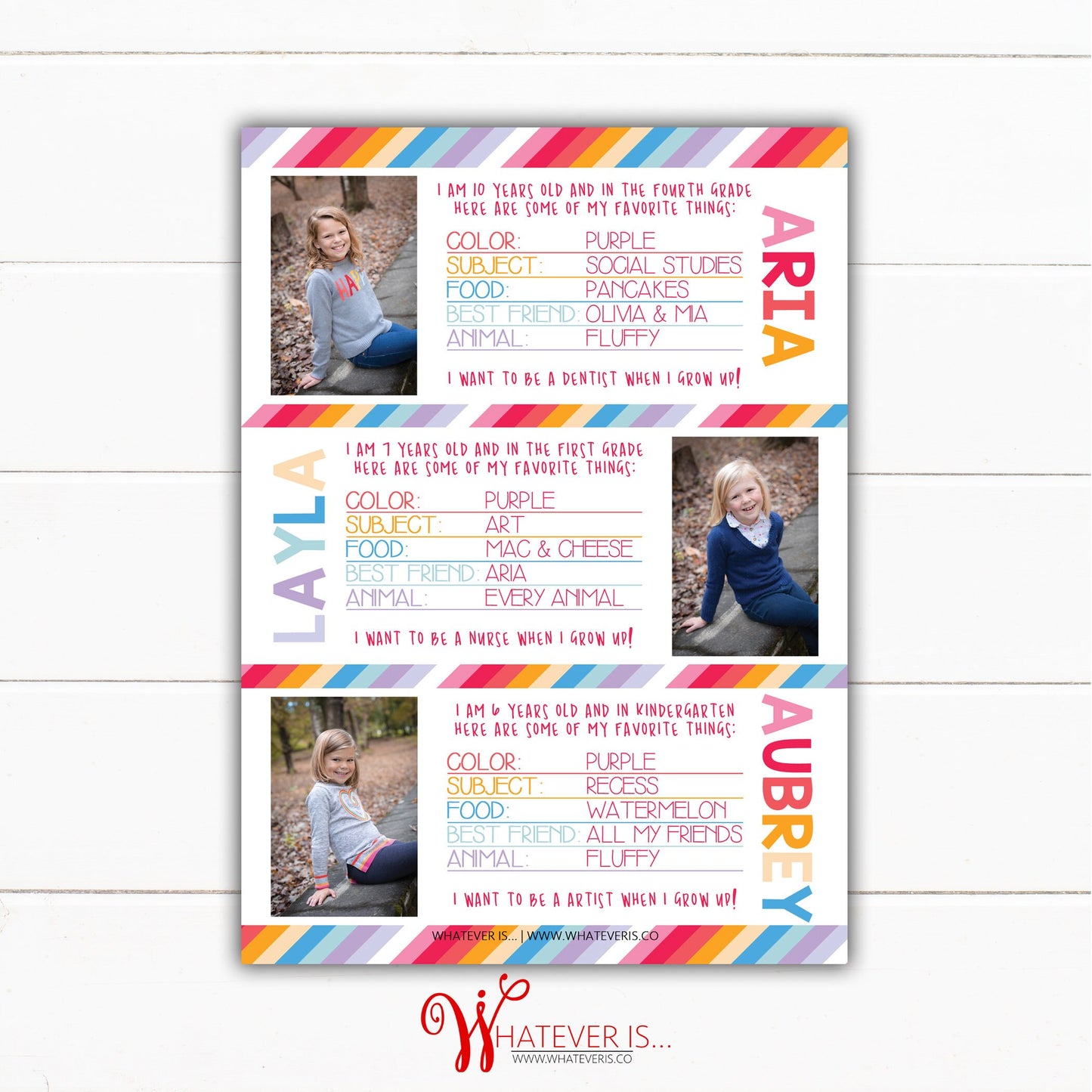 Oh What Fun Bright Year in Review Christmas Card