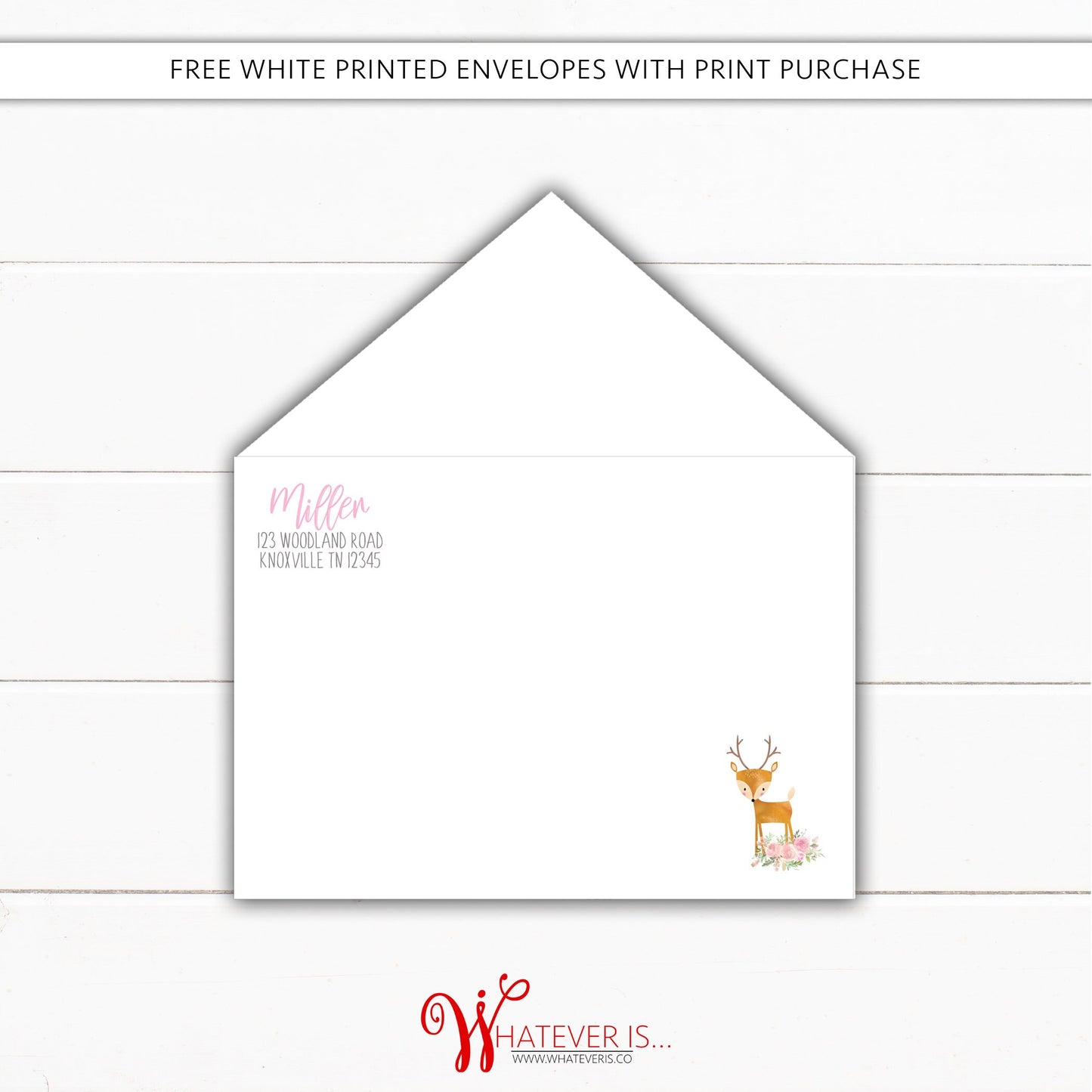 Woodland Girl Baby Shower Invitation | Adoption Baby Shower | Girl Baby Shower | Woodland Baby Shower Invitation | Printed Invitations | DIY