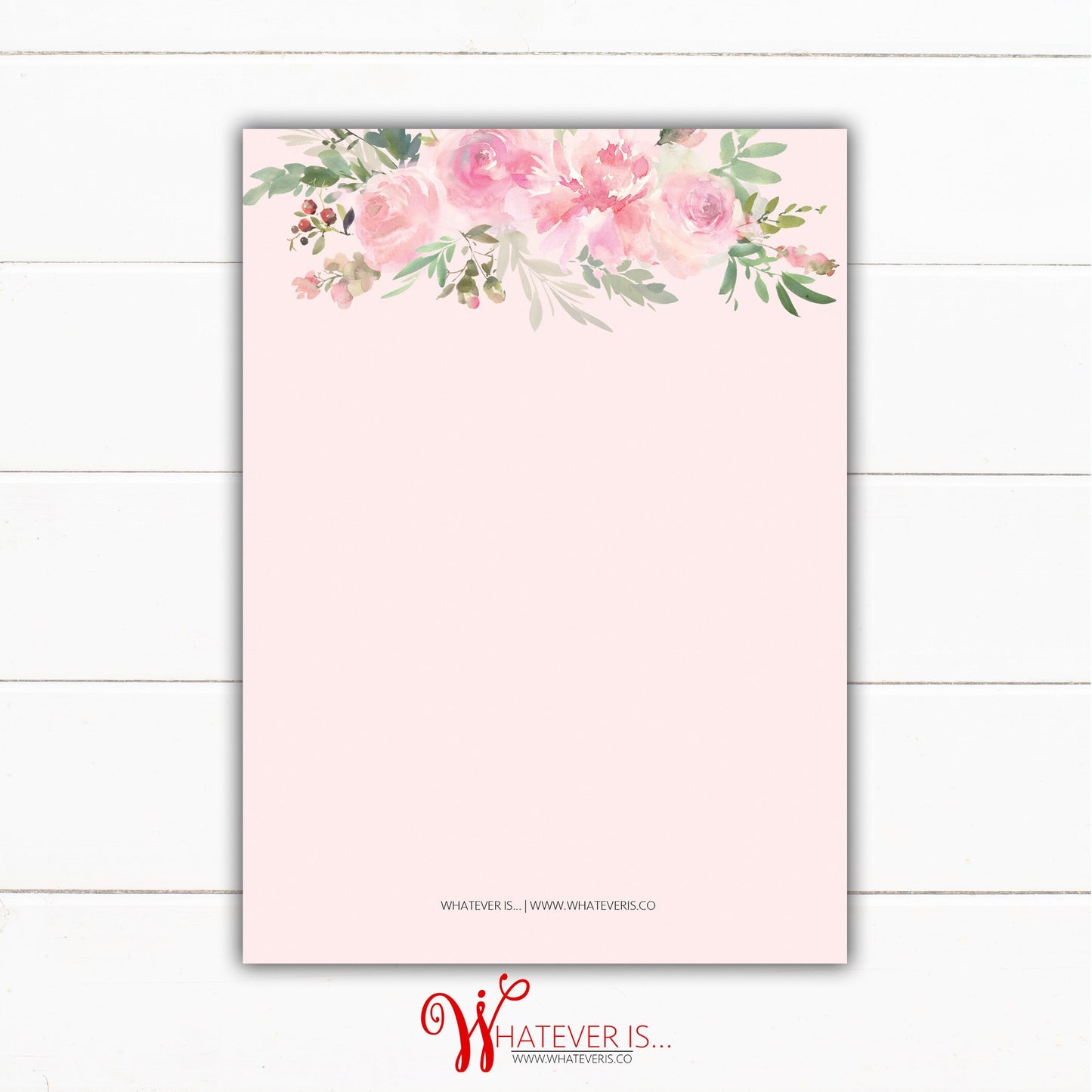 Twice the Love Twin Baby Girl Pink Floral Baby Shower Invitation | Pink Floral Twin Baby Shower | Shabby Chic Floral Baby Shower Invitation