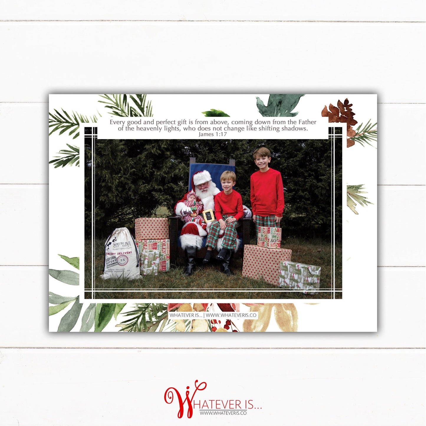 Wishing you a Grand Christmas Grandparent Christmas Card