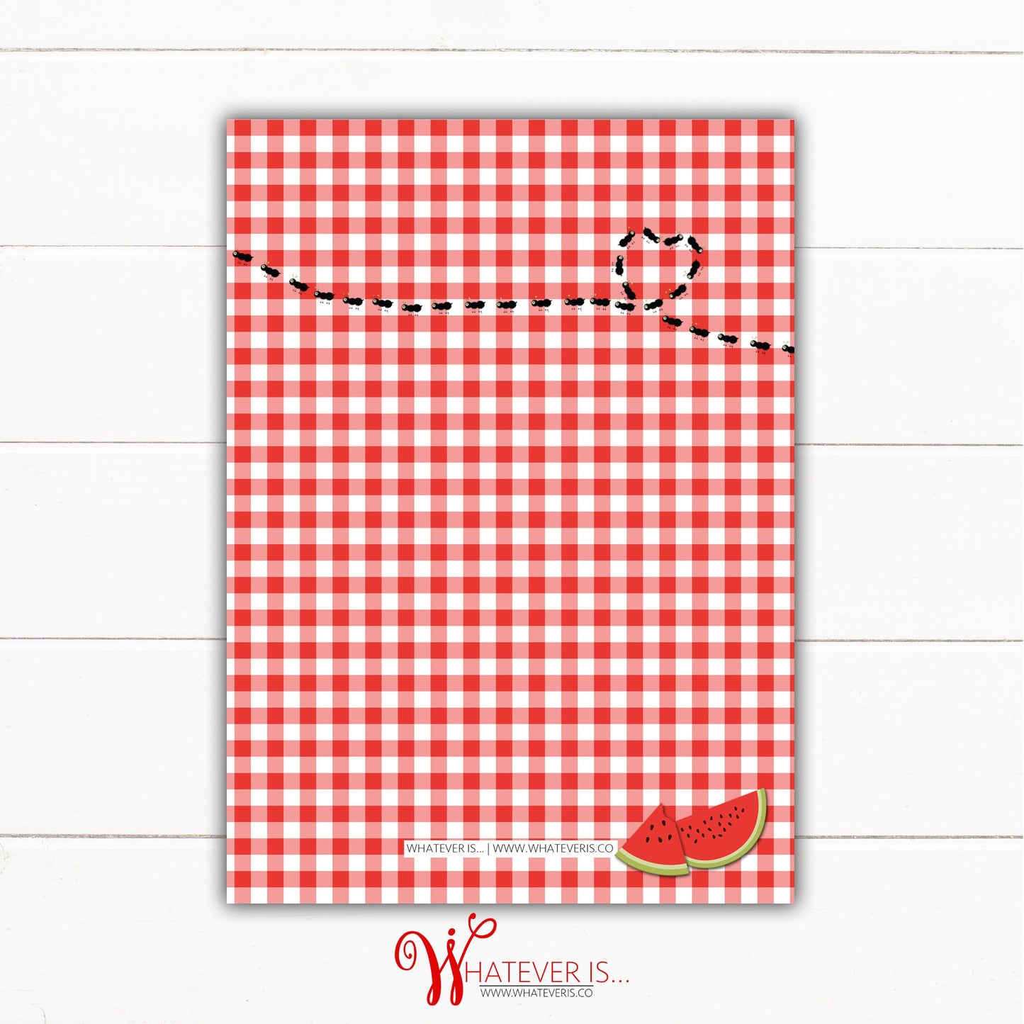 Watermelon Picnic Birthday Printable Invitation | Picnic Birthday Party Invitation | Watermelon Birthday Party Invitation | Ants Birthday