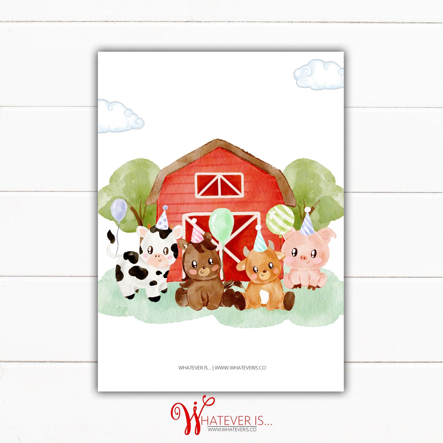 Farm Birthday Invitation | Farm Animal Birthday Invitation | EIEIO Birthday | Birthday Party Invite | Barnyard Farm | Barn Birthday Invite