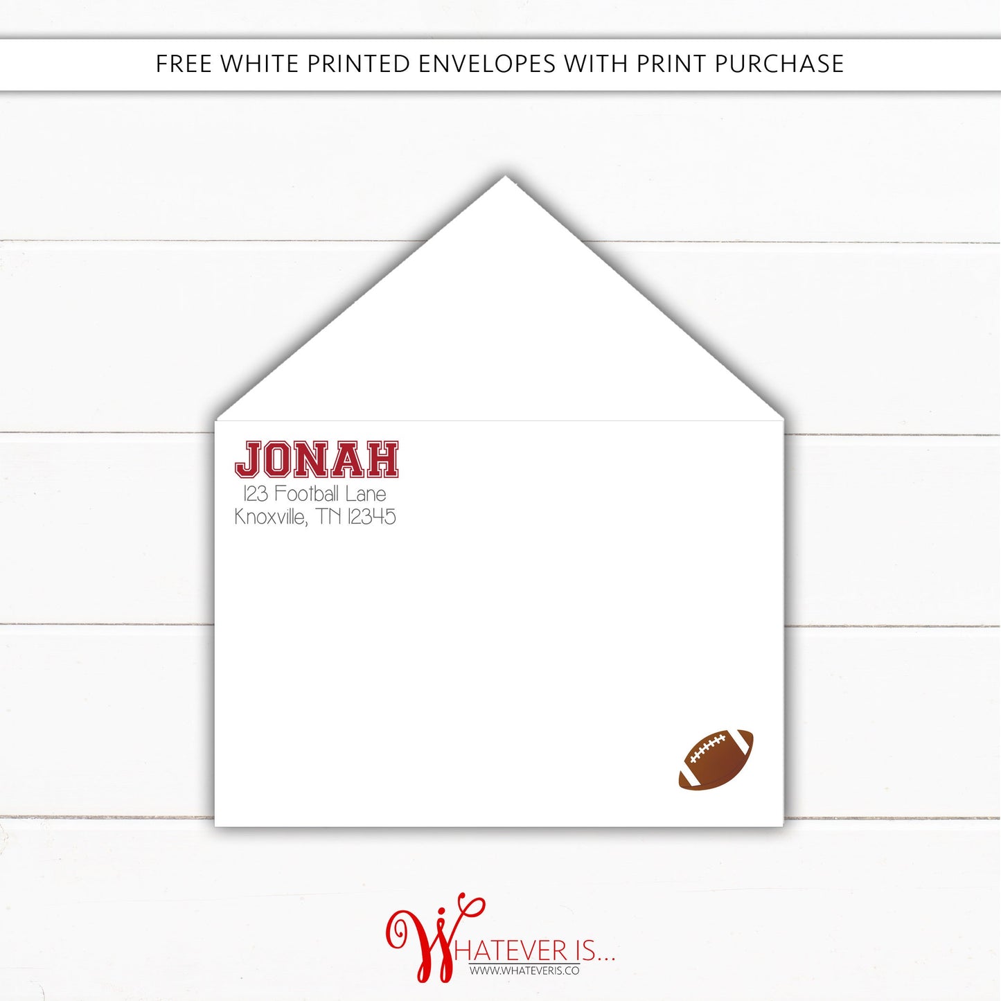 Houndstooth Football Birthday Invitation | Alabama Football Birthday Invitation | Boy Birthday Party Invitation | Alabama Crimson Tide