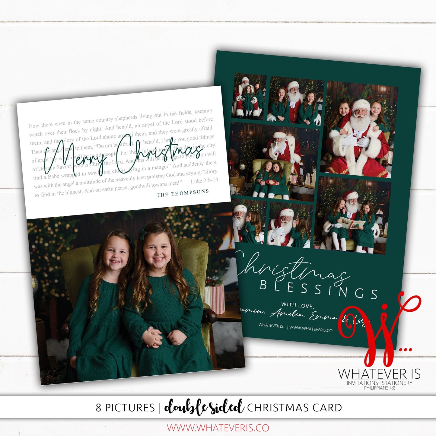 Christian Luke 2 Christmas Card
