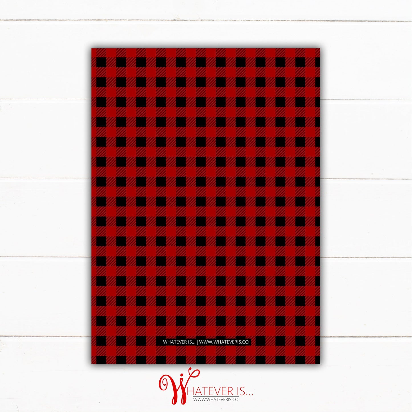 Buffalo Plaid Baby Shower Invitation