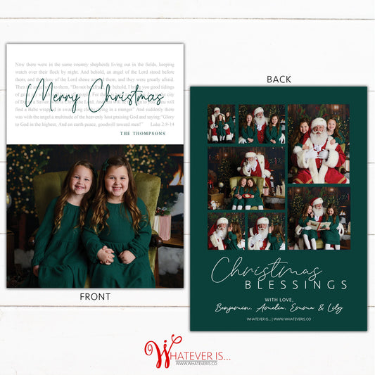 Christian Luke 2 Christmas Card