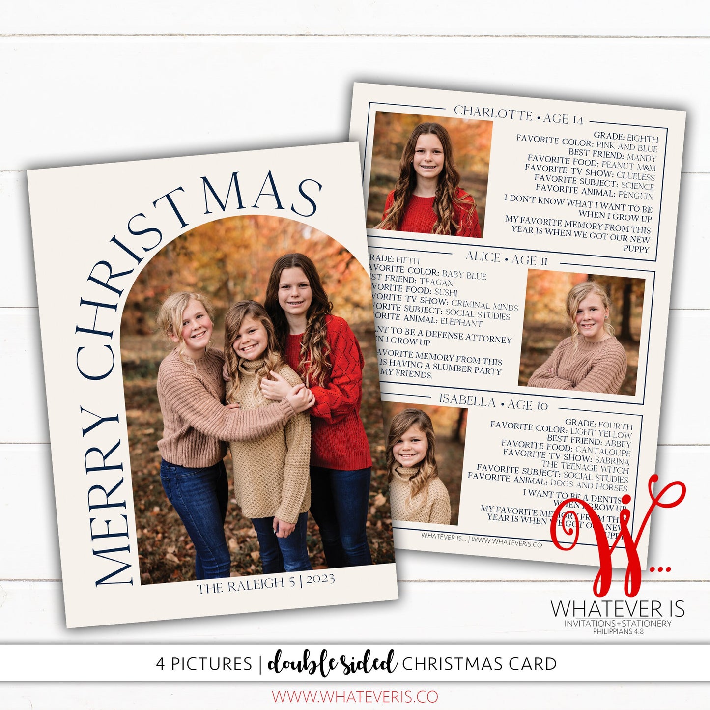 Modern Arch Christmas Card