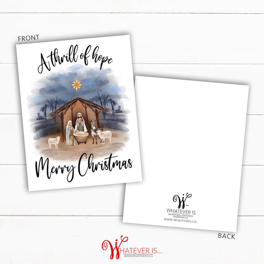 A Thrill of Hope Christmas Cards