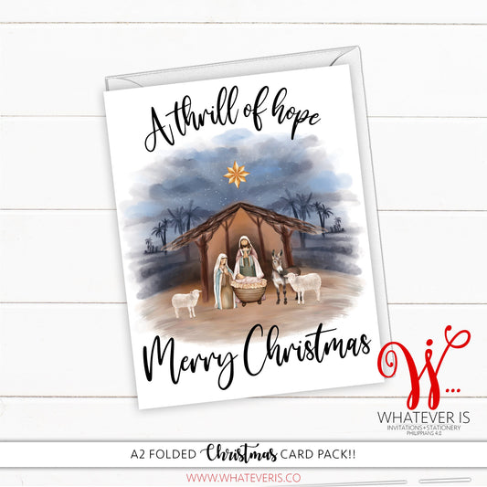 A Thrill of Hope Christmas Cards