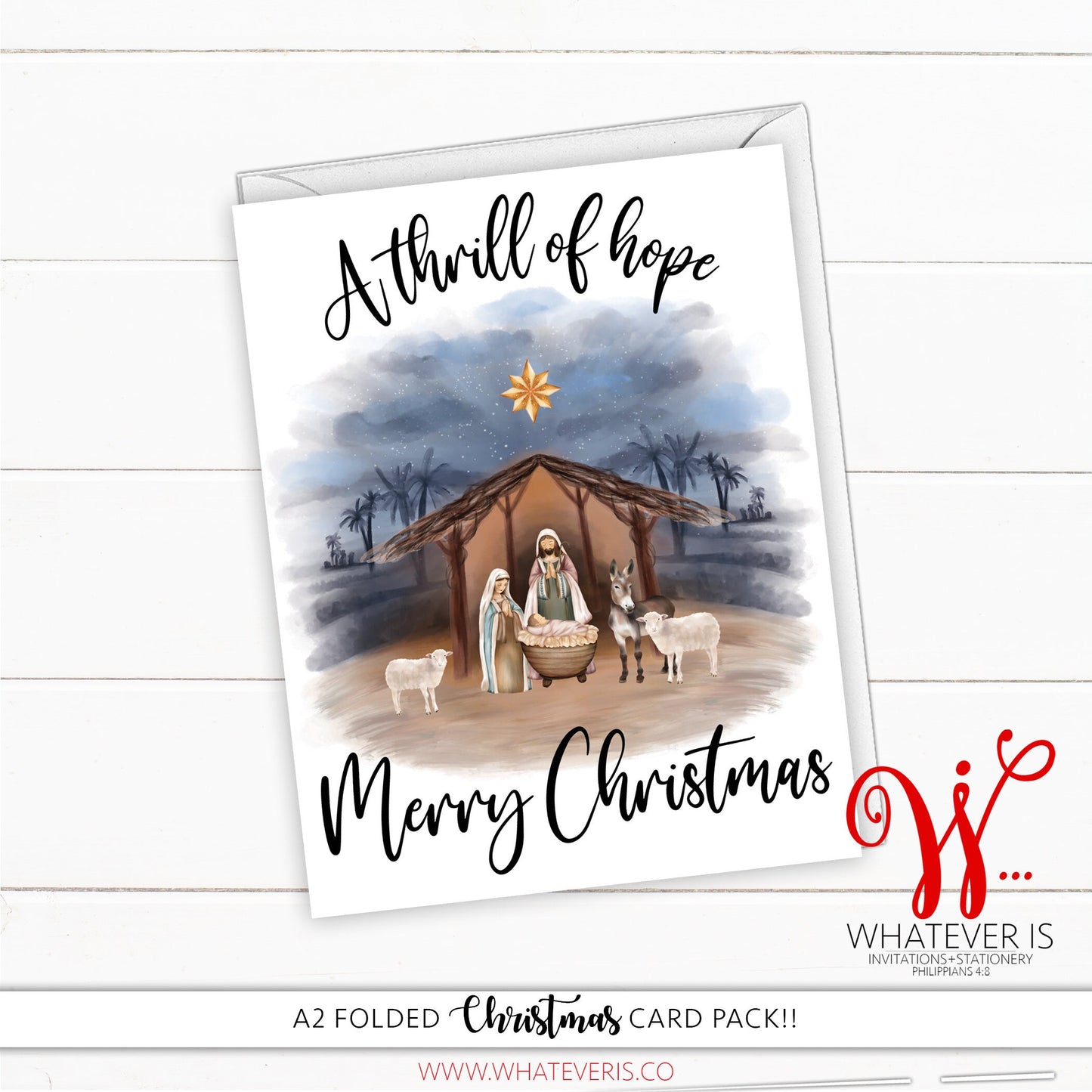 A Thrill of Hope Christmas Cards