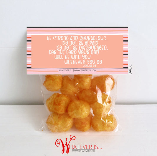 Halloween Treat Bag • Girl Pink Monster Kisses Christian