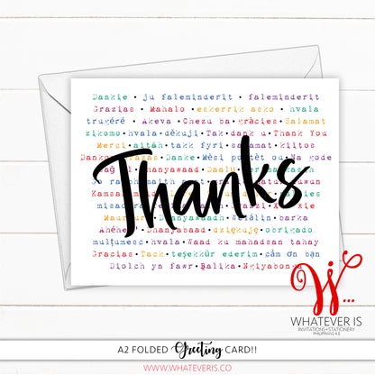 A2 Many Ways to Say Thank You Cards (Set of 12)