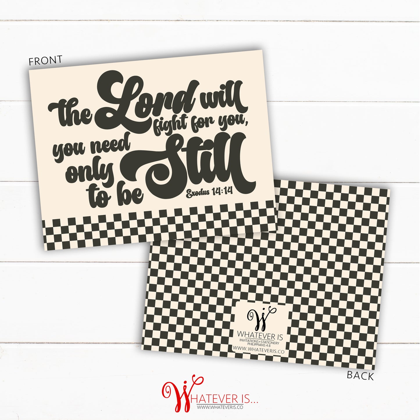 A2 The Lord will Fight for You Encouragement Cards (Set of 12)