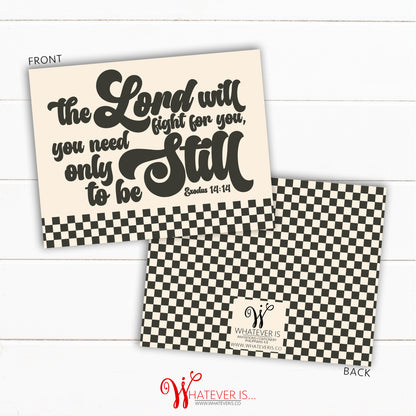 A2 The Lord will Fight for You Encouragement Cards (Set of 12)