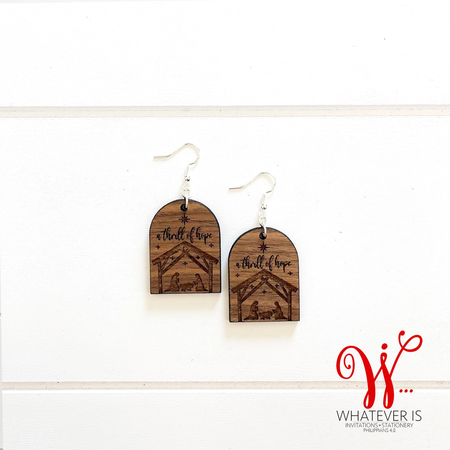 A Thrill of Hope Nativity Earrings