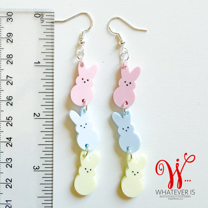 Easter Bunny Trio Earrings