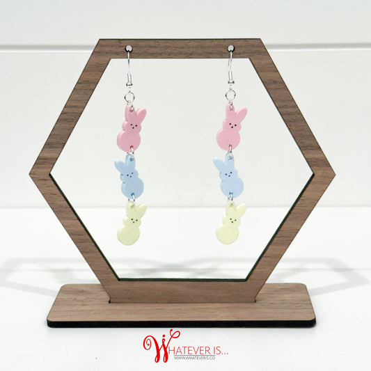 Easter Bunny Trio Earrings