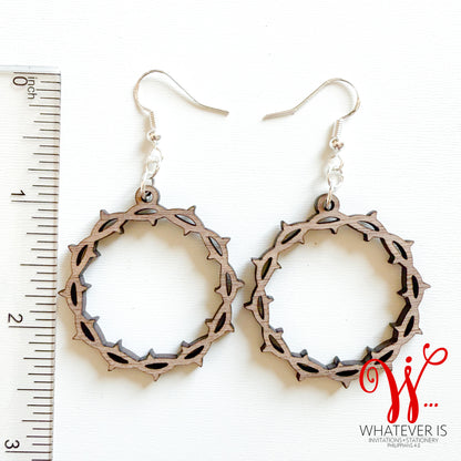 Crown of Thorns Easter Earrings